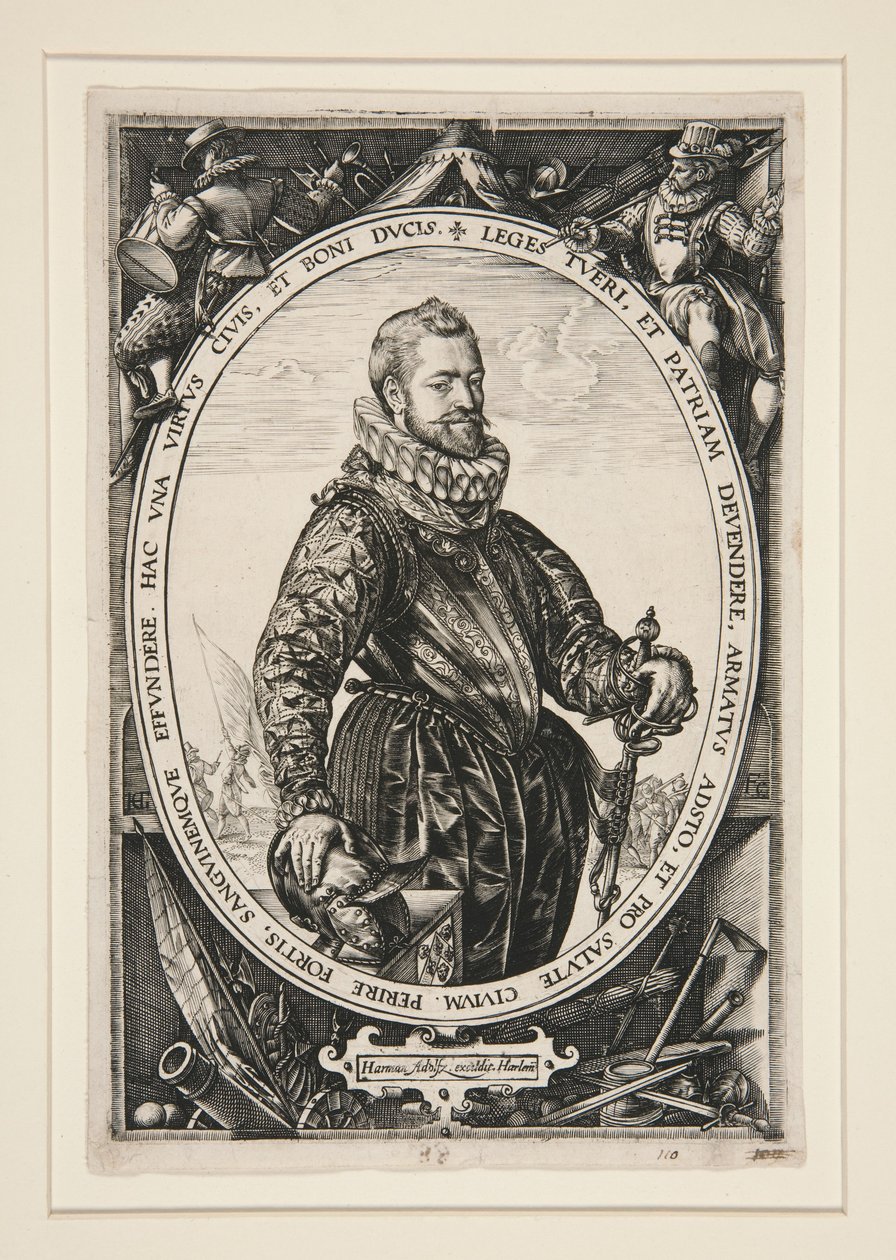 Jacques de la Faillen muotokuva tekijältä Hendrick Goltzius