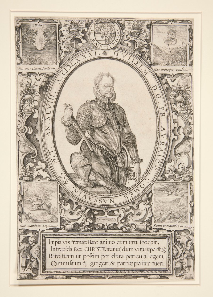 William of Orangen muotokuva tekijältä Hendrick Goltzius