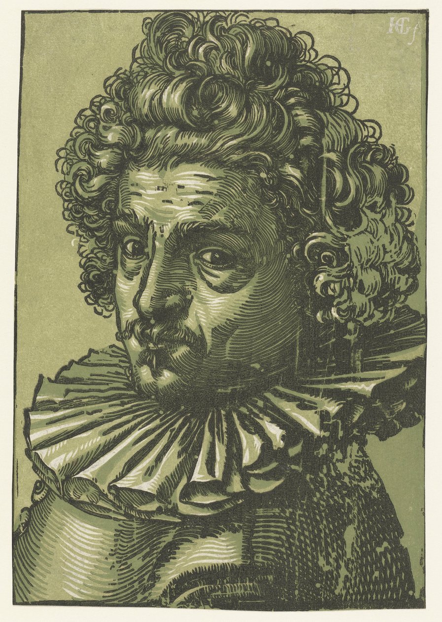 Gillis van Breenin muotokuva tekijältä Hendrick Goltzius