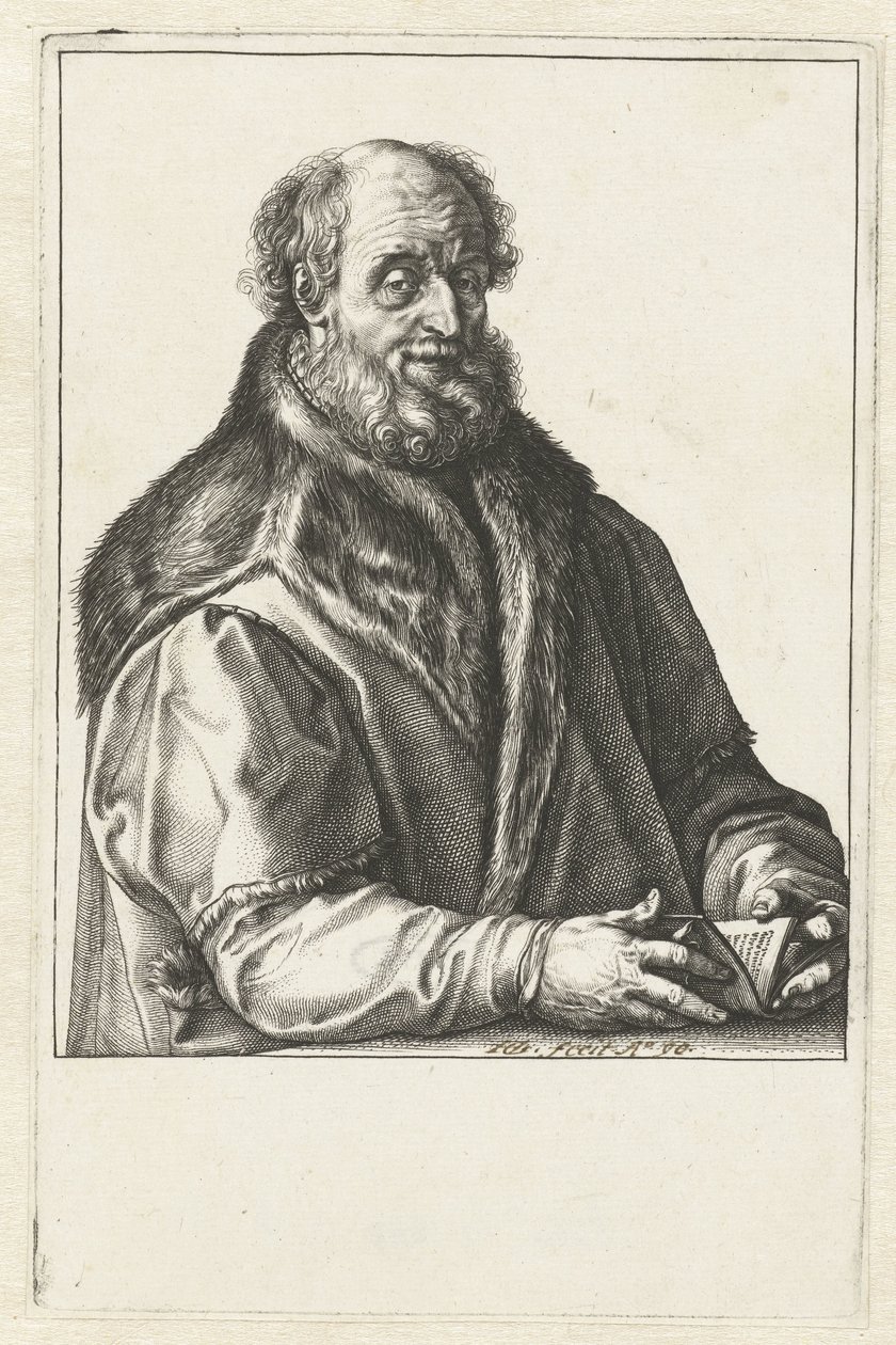 Jan van Surenin muotokuva tekijältä Hendrick Goltzius