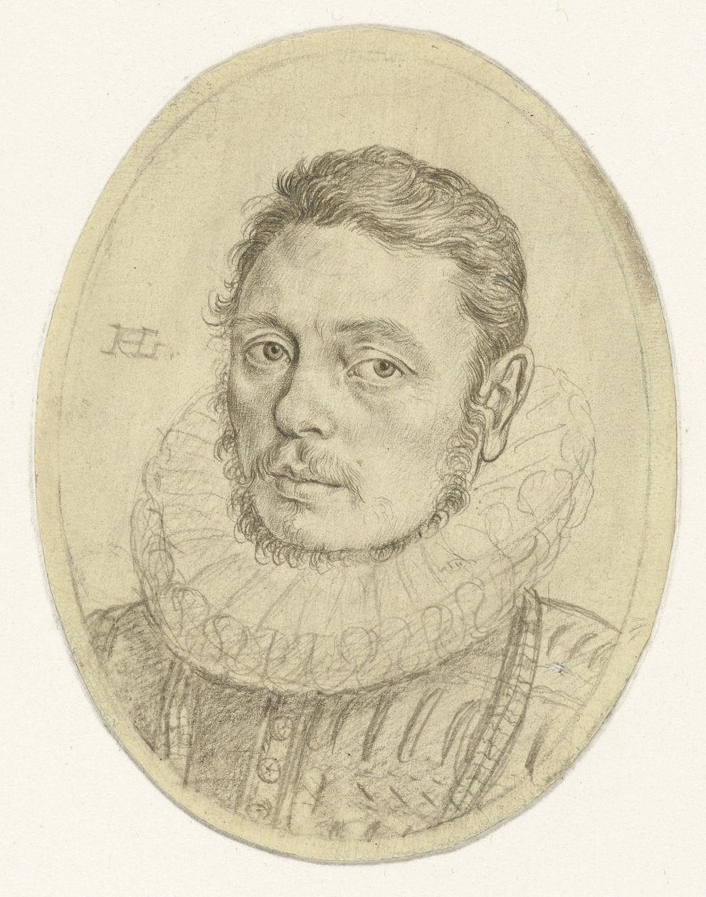 Pieter Dircksz. Hasselaerin muotokuva () tekijältä Hendrick Goltzius