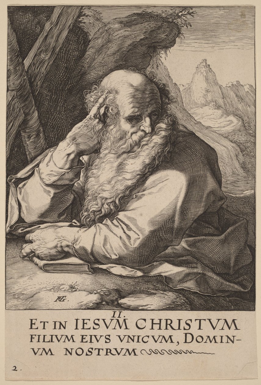 Pyhä Andreas tekijältä Hendrick Goltzius