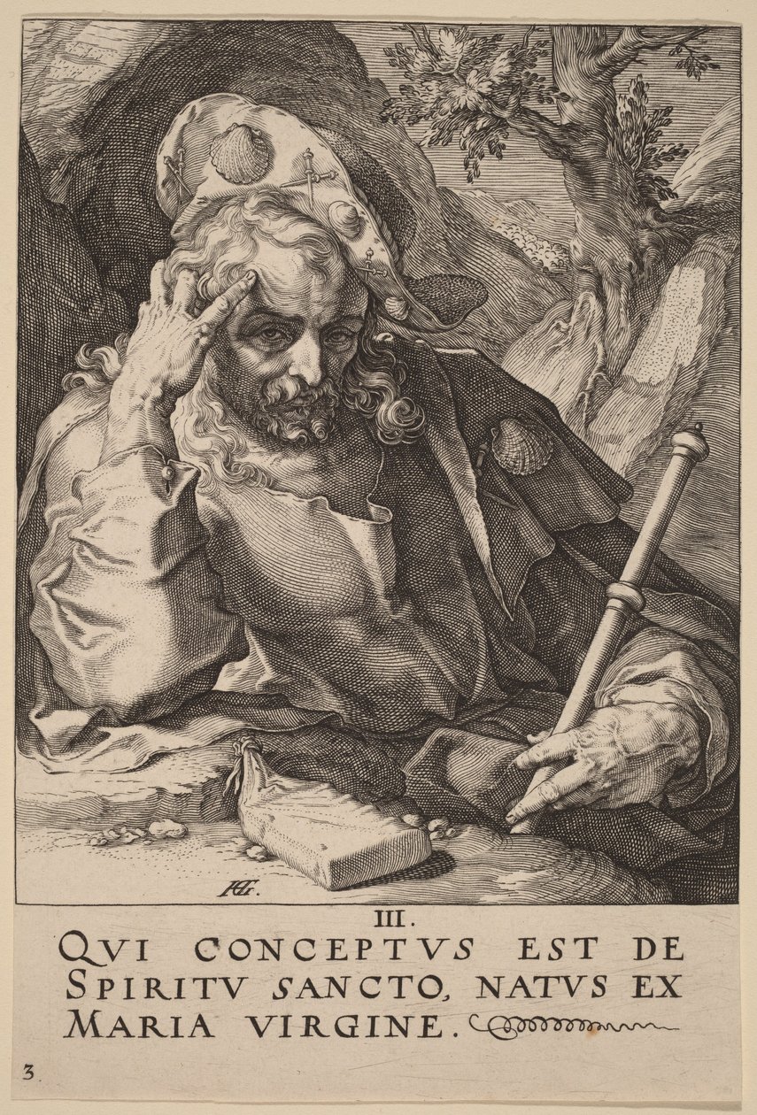 Saint James Major tekijältä Hendrick Goltzius