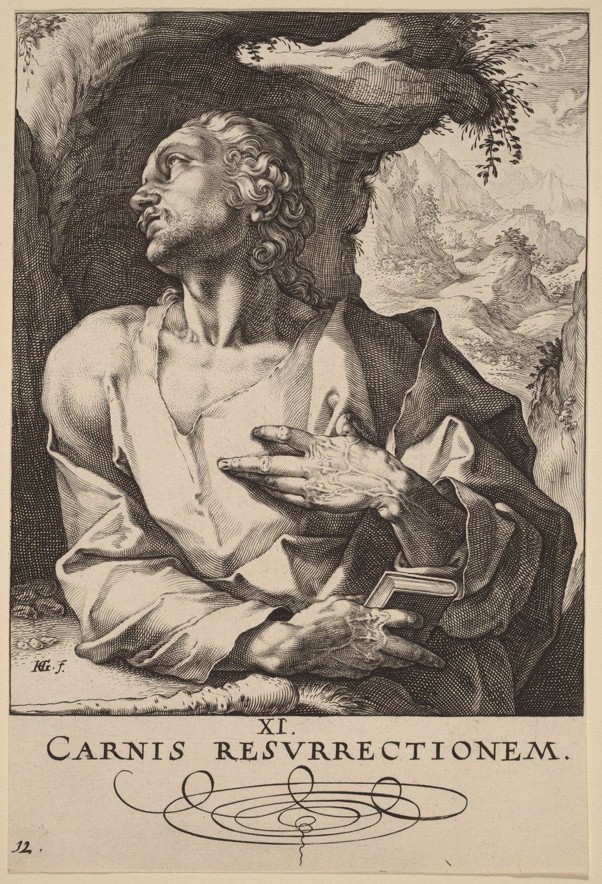 Pyhä Juudas Taddeus tekijältä Hendrick Goltzius