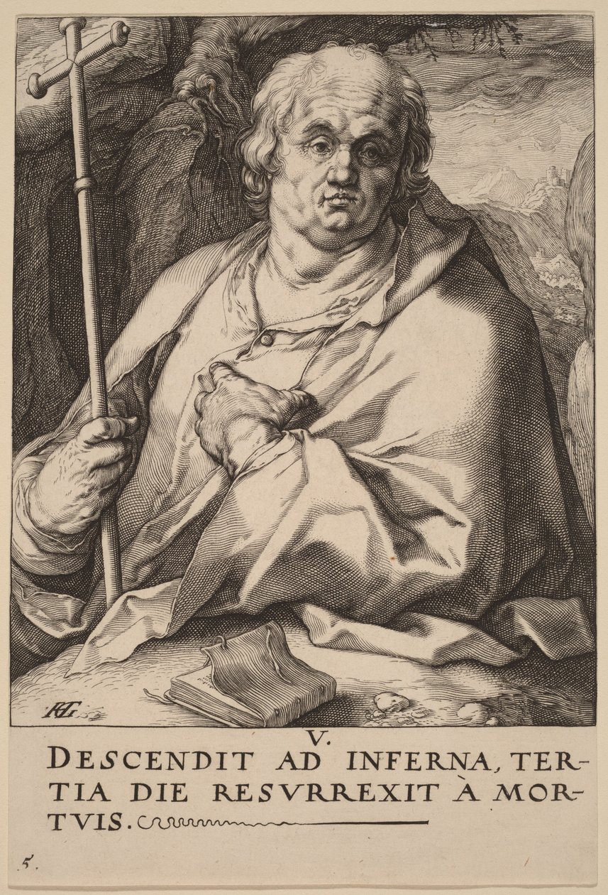 Pyhä Filippus tekijältä Hendrick Goltzius