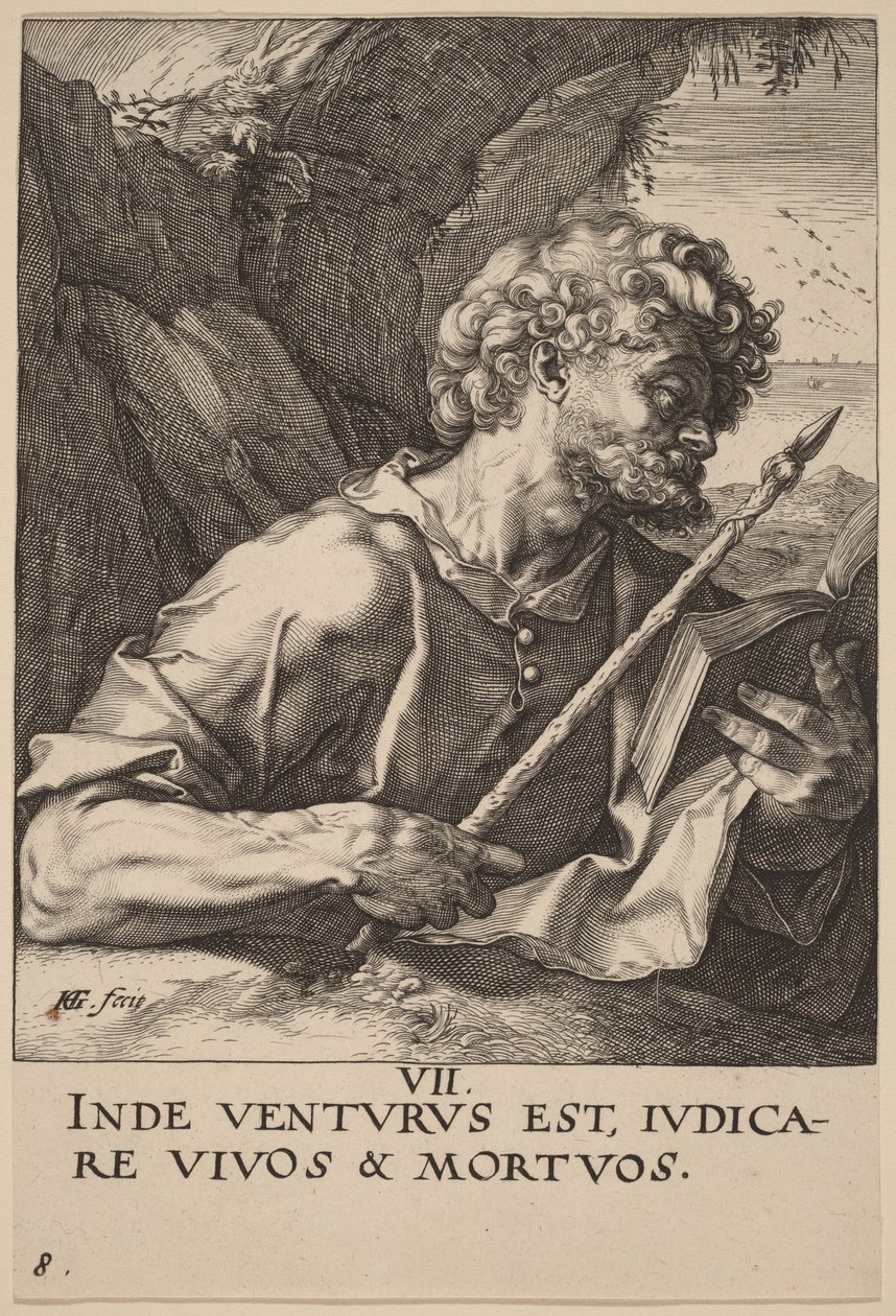 Pyhä Tuomas tekijältä Hendrick Goltzius