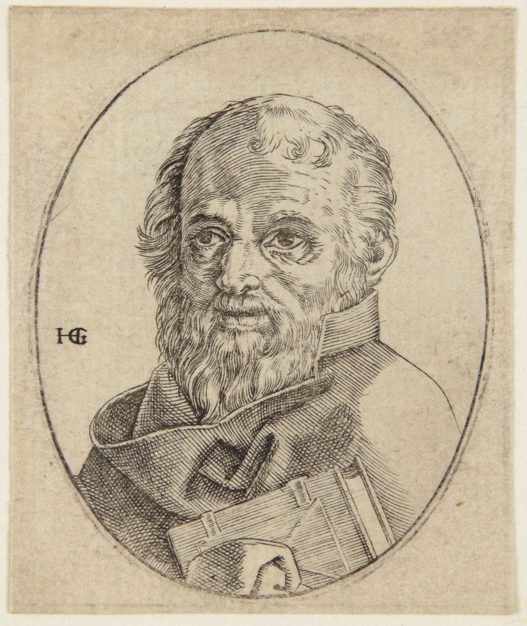Pyhä Mattias tekijältä Hendrick Goltzius