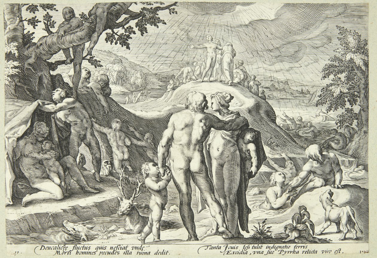 Tulva tekijältä Hendrick Goltzius