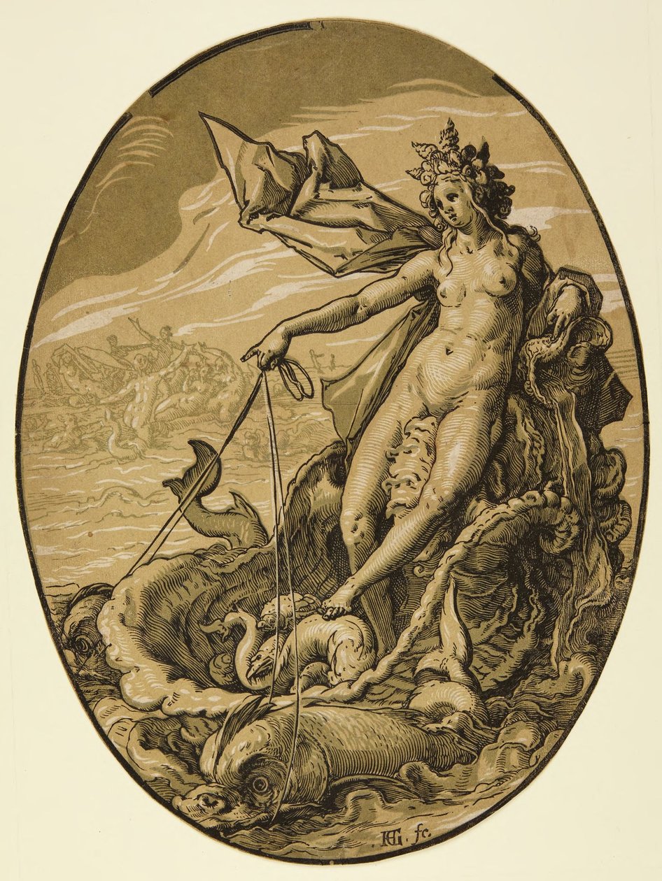 Tethys tekijältä Hendrick Goltzius
