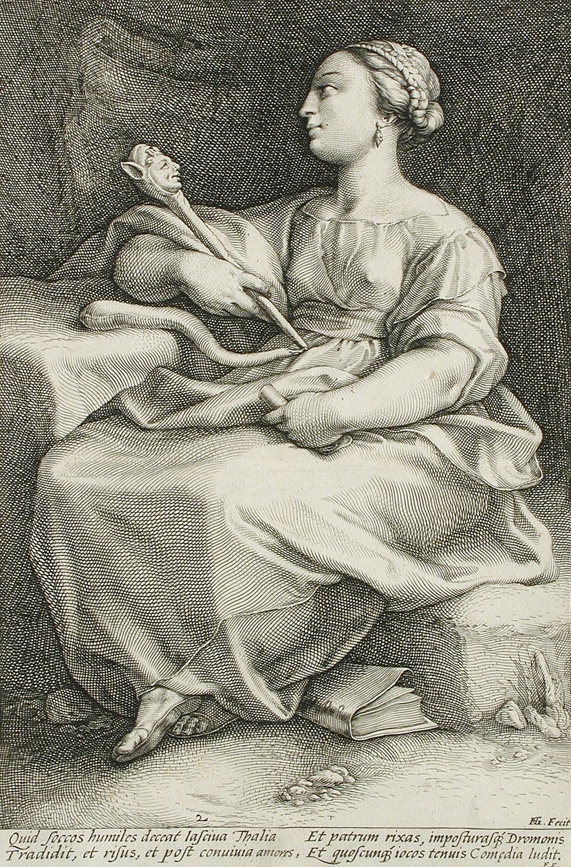 Thalia tekijältä Hendrick Goltzius
