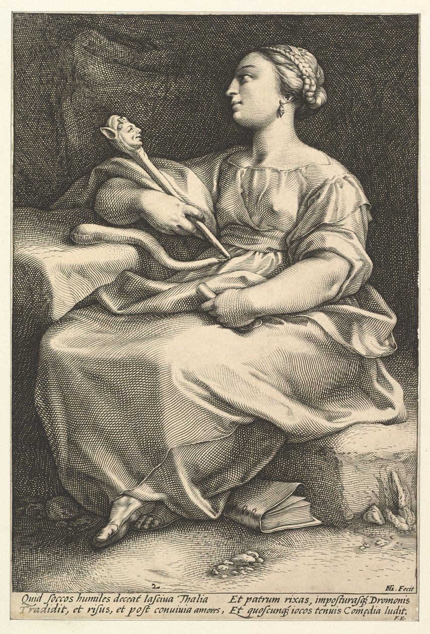Thaleia tekijältä Hendrick Goltzius