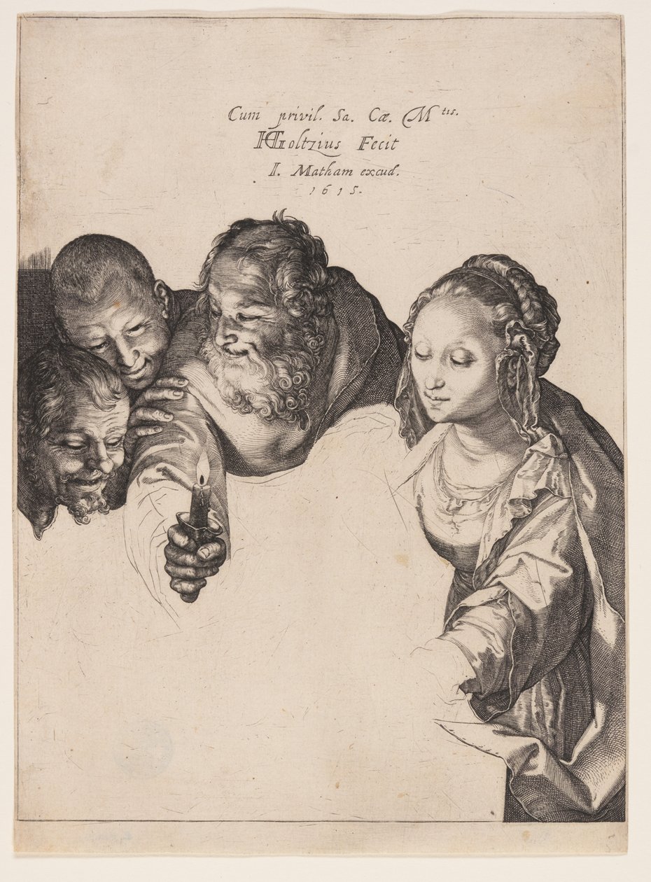 Paimenten palvonta tekijältä Hendrick Goltzius