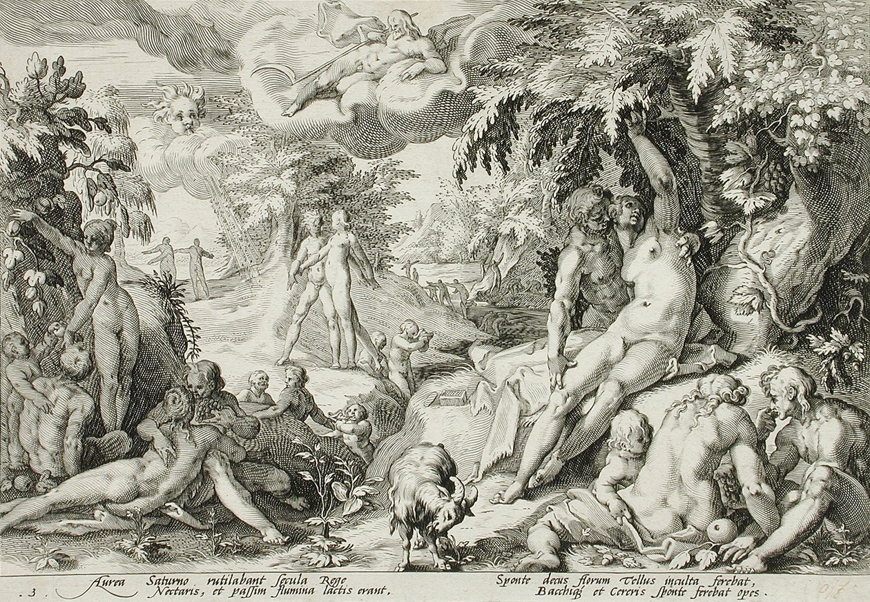 Kultainen aikakausi tekijältä Hendrick Goltzius