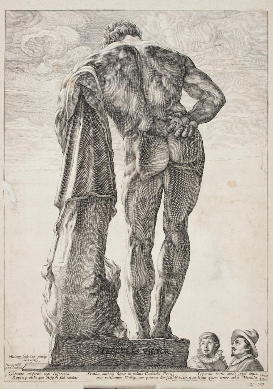 Farnese Hercules tekijältä Hendrick Goltzius