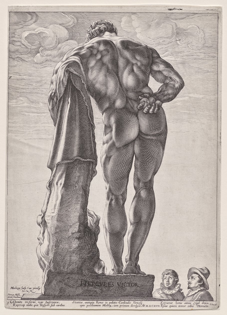 Farnesan Herkules tekijältä Hendrick Goltzius
