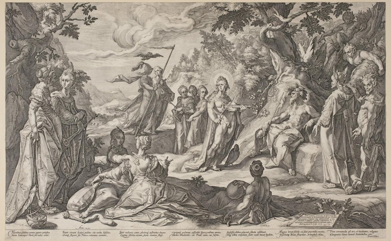 Midaksen tuomio tekijältä Hendrick Goltzius