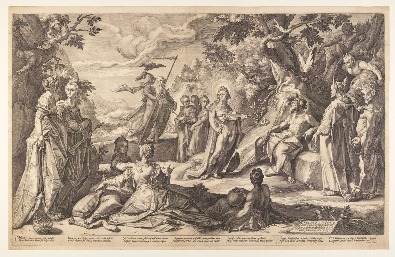 Midaksen tuomio tekijältä Hendrick Goltzius