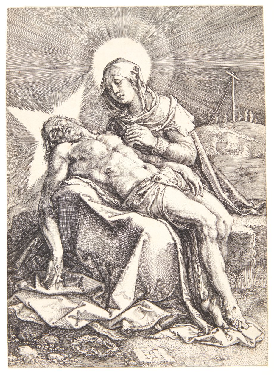 Neitsyt Marian valitus tekijältä Hendrick Goltzius