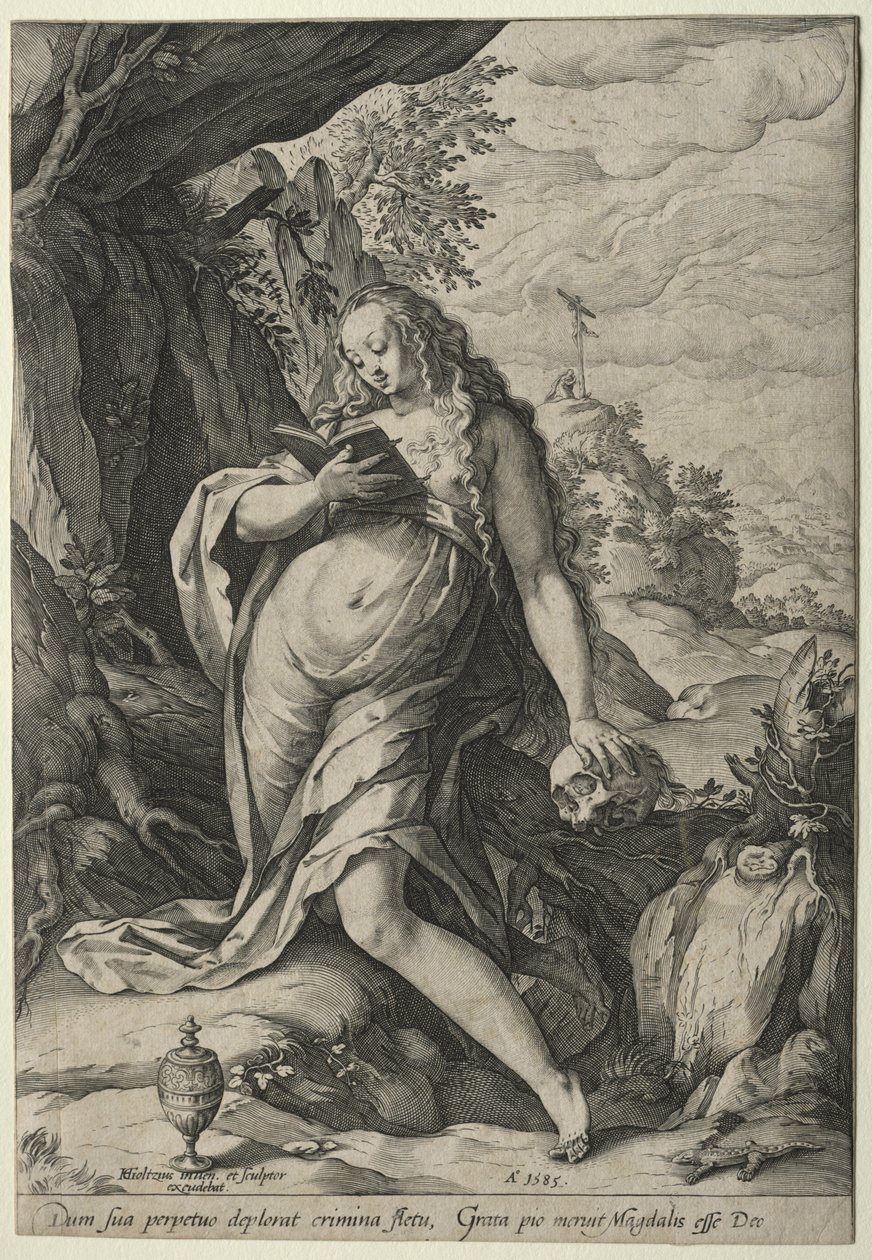 Magdaleena katumuksessa tekijältä Hendrick Goltzius