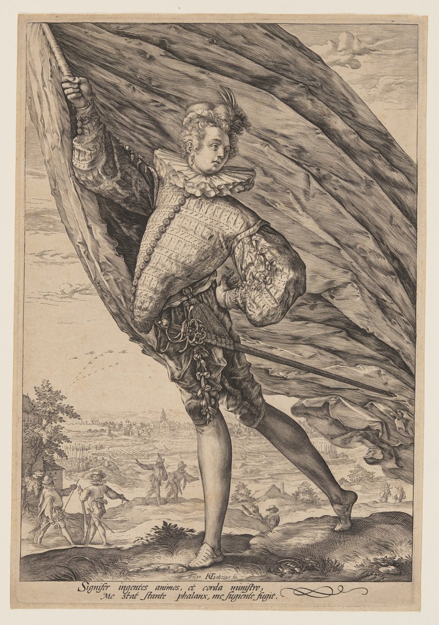 Standardin kantaja tekijältä Hendrick Goltzius