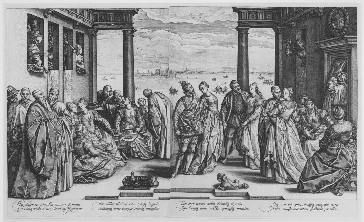 Venetsialaiset häät tekijältä Hendrick Goltzius
