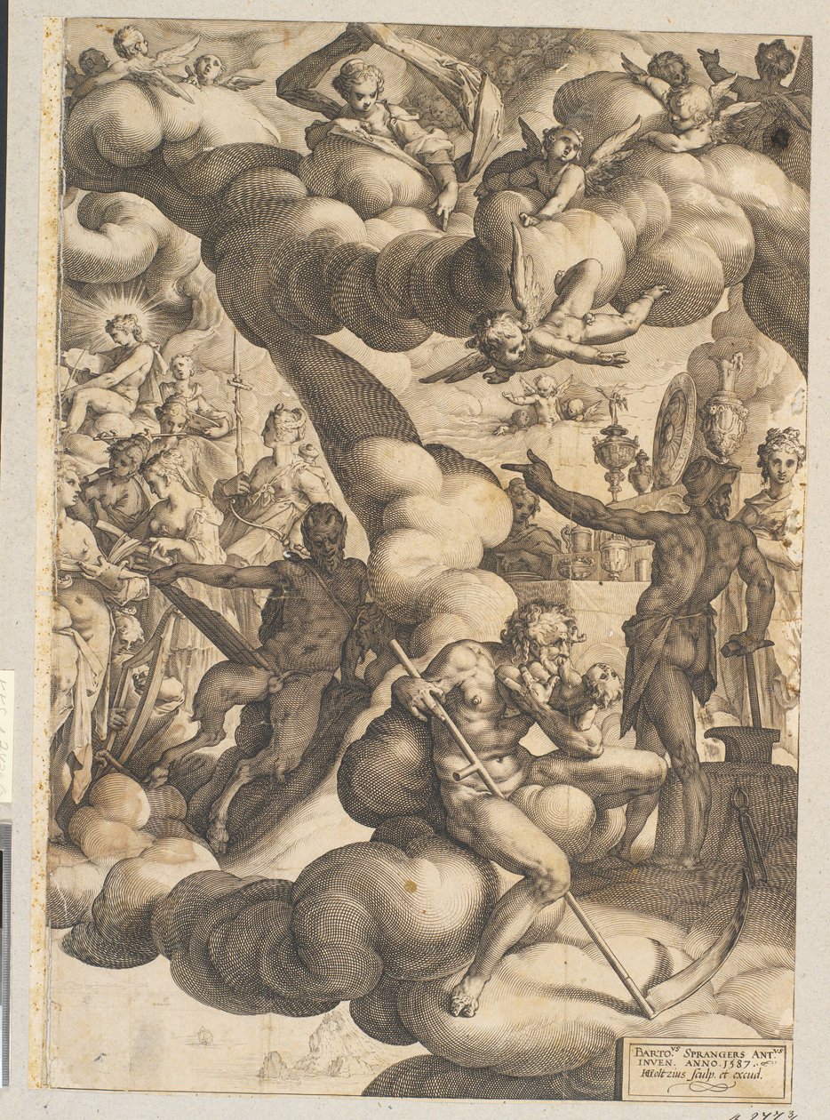 Cupidon ja Psychen häät tekijältä Hendrick Goltzius
