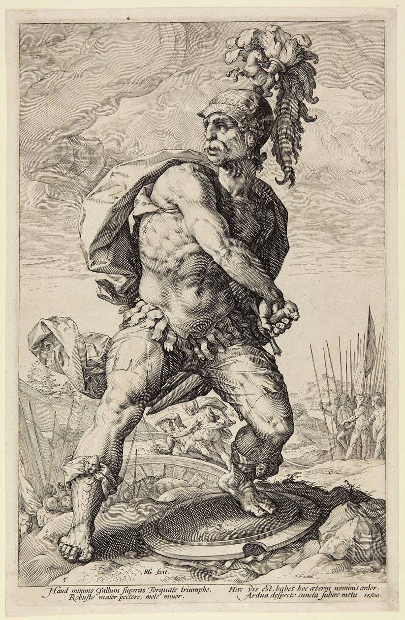 Titus Manlius Torquatus tekijältä Hendrick Goltzius