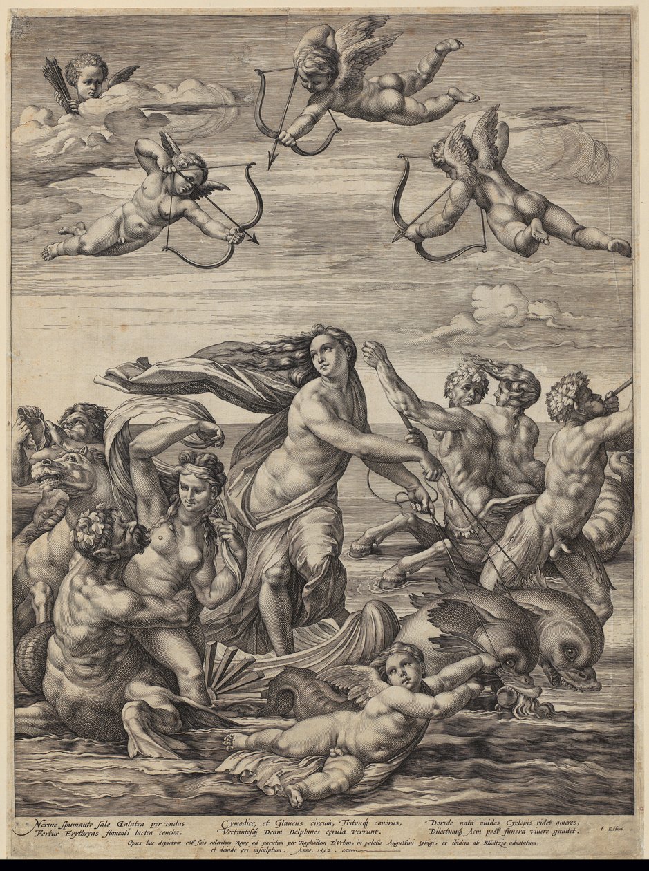 Galatean voitto tekijältä Hendrick Goltzius