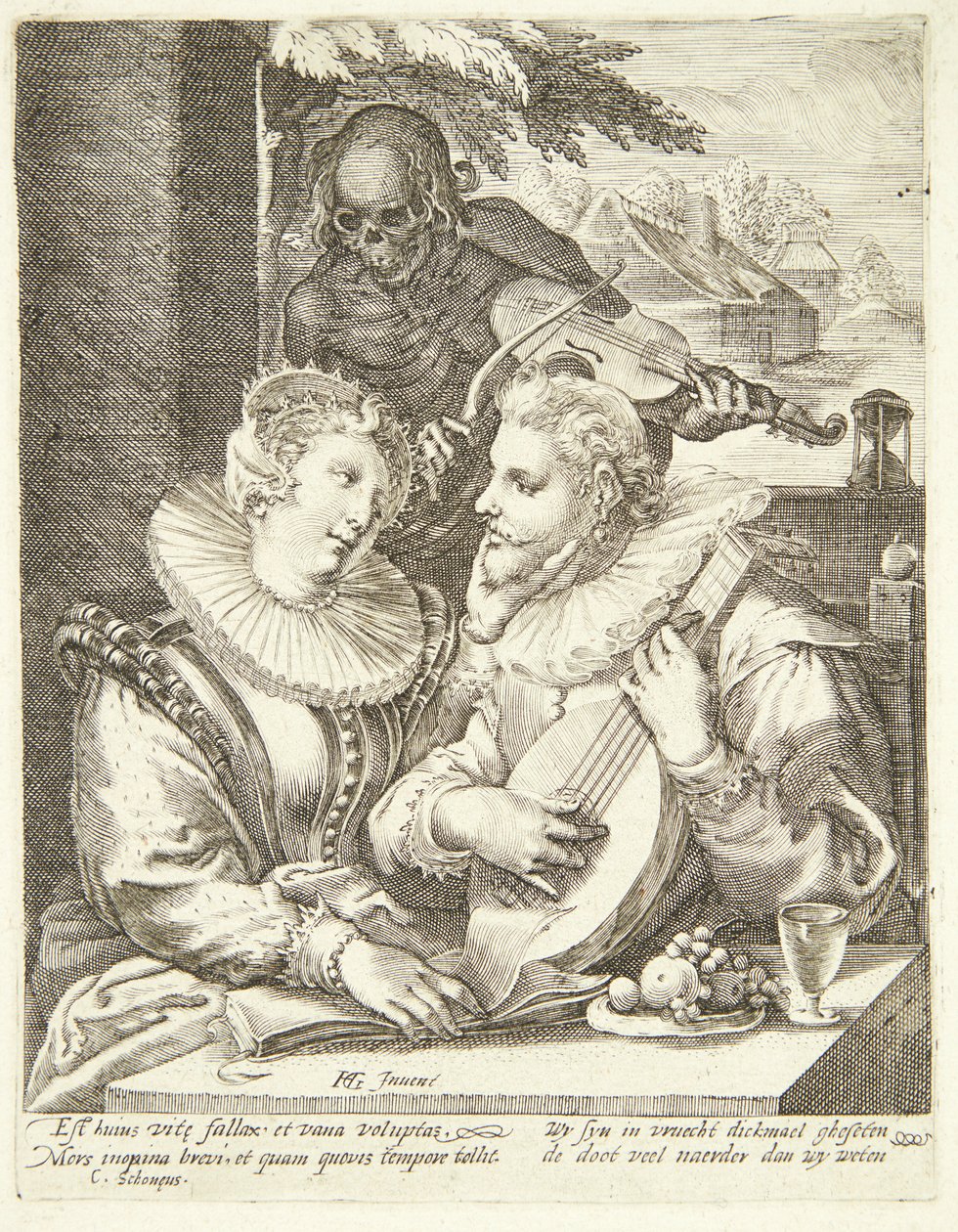 Nuori pariskunta kohtasi kuoleman tekijältä Hendrick Goltzius
