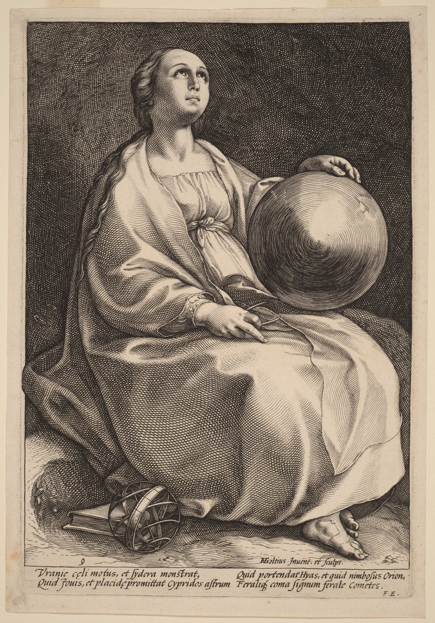Urania tekijältä Hendrick Goltzius