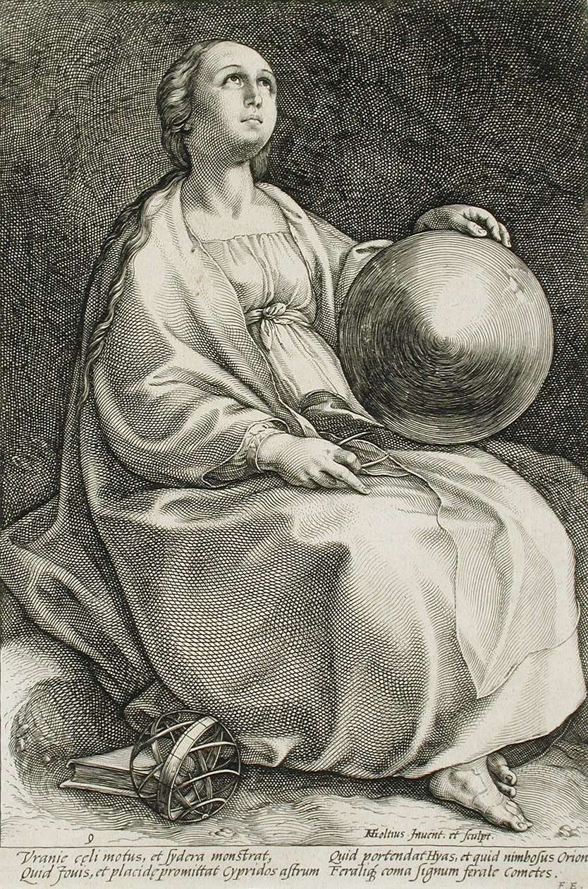 Urania tekijältä Hendrick Goltzius