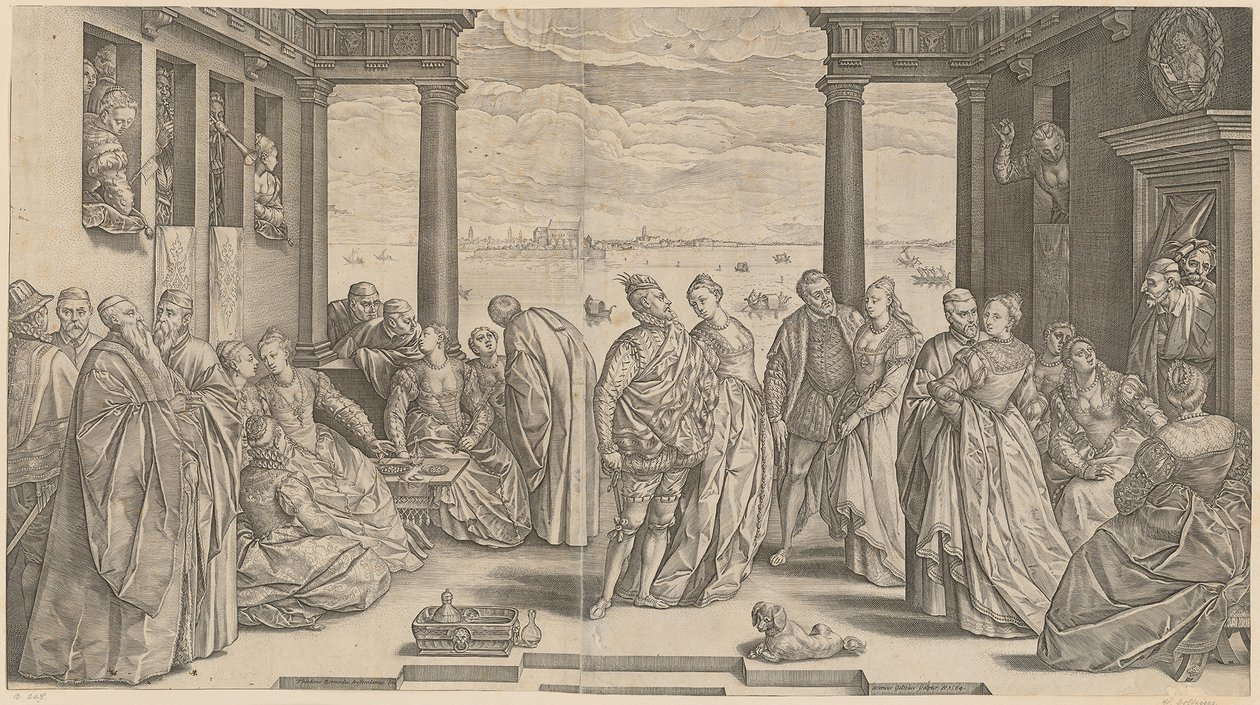 Venetsialaiset häät tekijältä Hendrick Goltzius