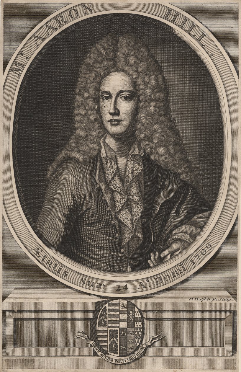 Aaron Hill, 1709 tekijältä Hendrick Hulsberg