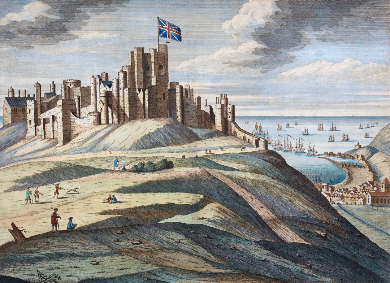 Doverin linna 1700-luvun alussa tekijältä Hendrick Hulsberg