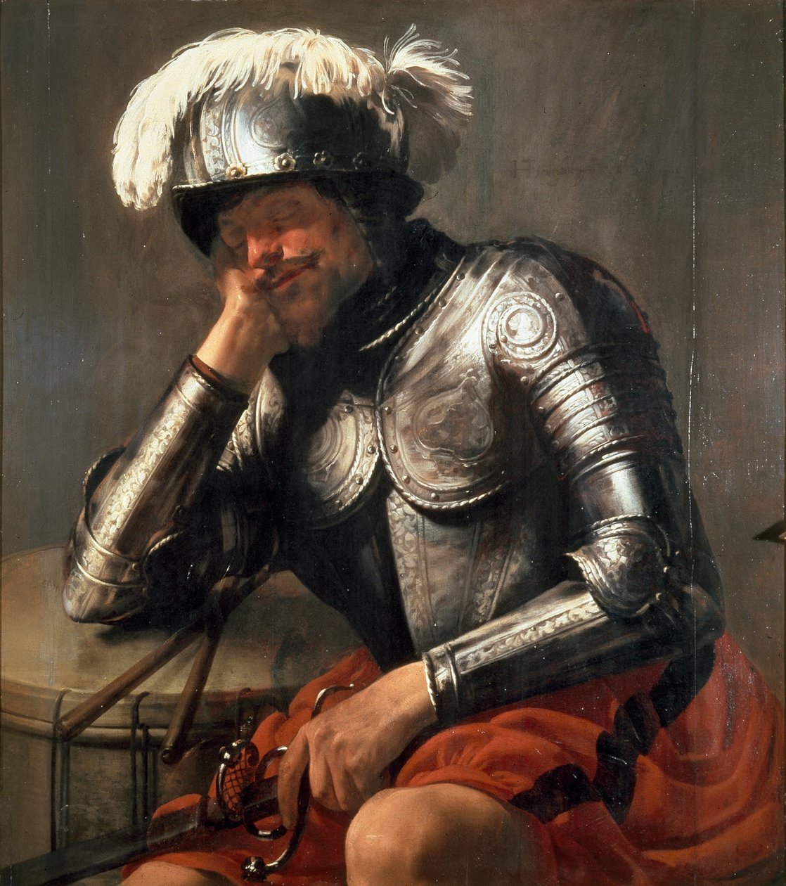 Mars unessa, 1629 tekijältä Hendrick Jansz Terbrugghen