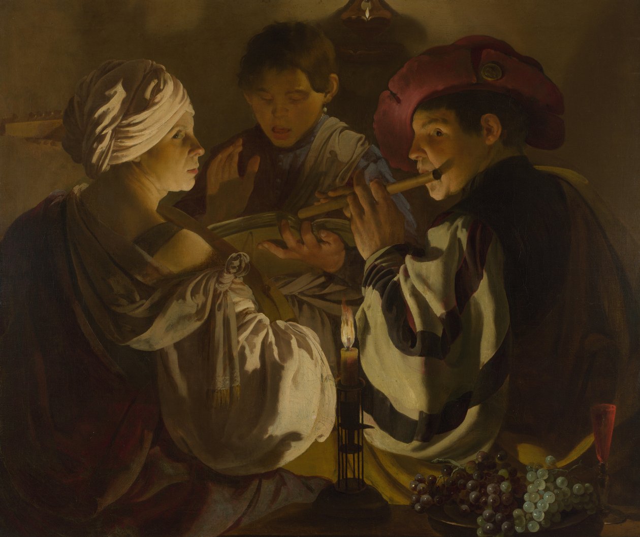 Konsertti, c. 1626 tekijältä Hendrick Jansz Terbrugghen