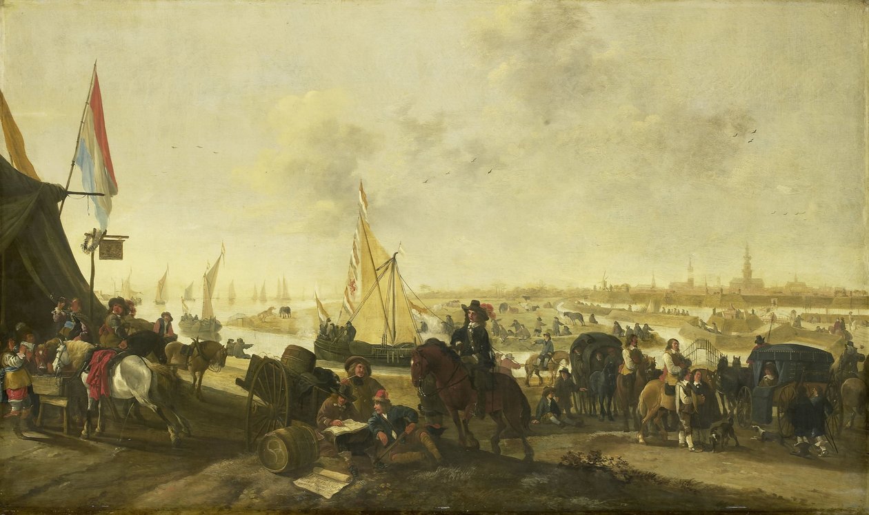 Hulstin kaupungin piiritys ja valloitus espanjalaisilta, 5. marraskuuta 1645 tekijältä Hendrick de Meijer