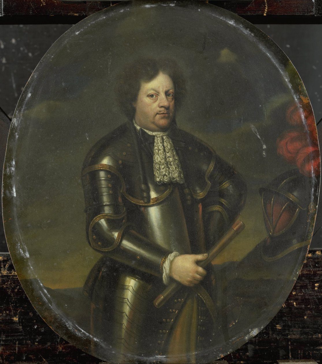 Kenraalimajuri Hans Willemin, Baron van Aylvan muotokuva, jota kutsutaan mahtavaksi kenraaliksi tekijältä Hendrick de Valk