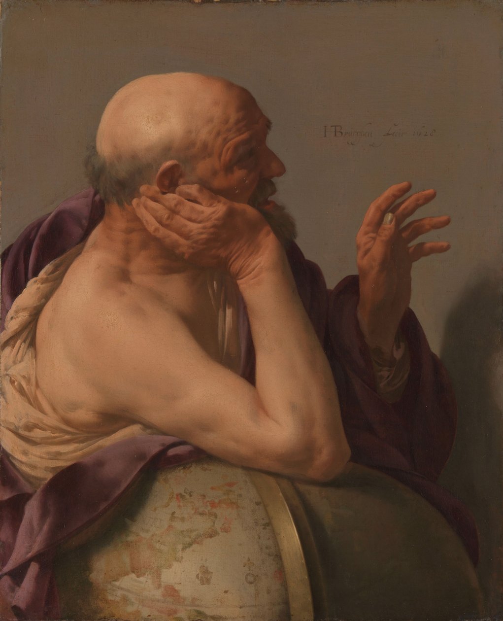 Herakleitos, 1628 tekijältä Hendrick ter Brugghen