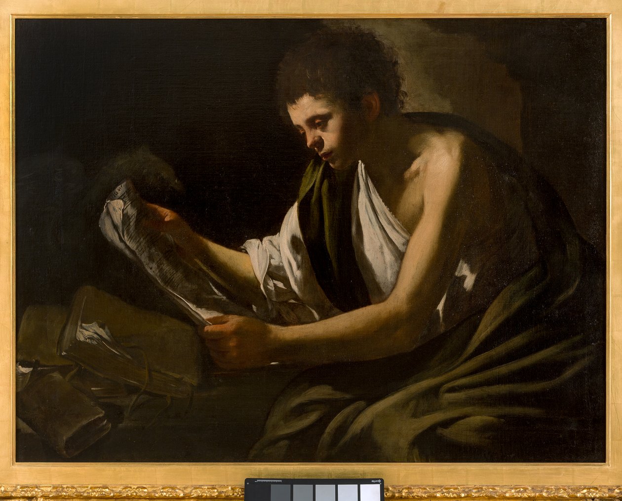 Pyhä Johannes Evankelista, n. 1621-24 tekijältä Hendrick ter Brugghen