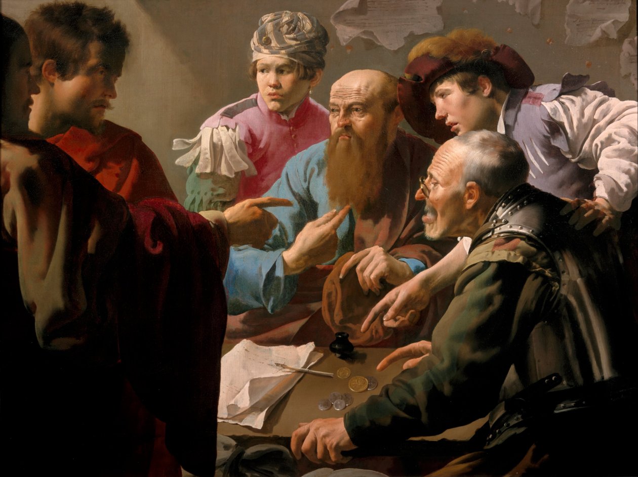 Pyhän Matteuksen kutsumus tekijältä Hendrick ter Brugghen