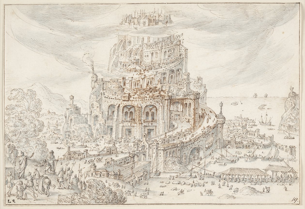 Baabelin torni tekijältä Hendrick van Cleve III