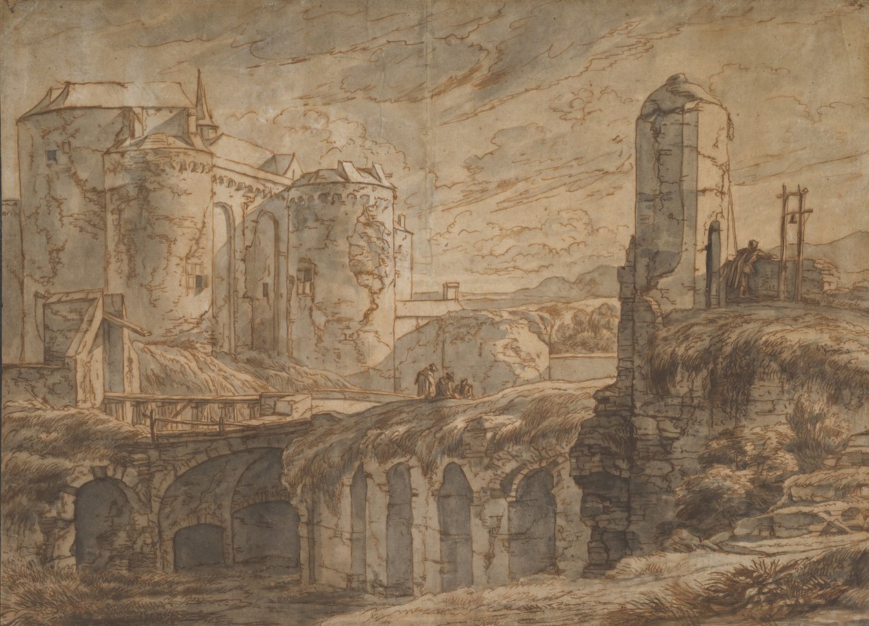 Bruggen portti Sluisissa, 1661. tekijältä Hendrick van Minderhout