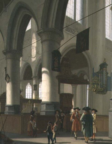 Kirkon sisustus tekijältä Hendrick van Streeck