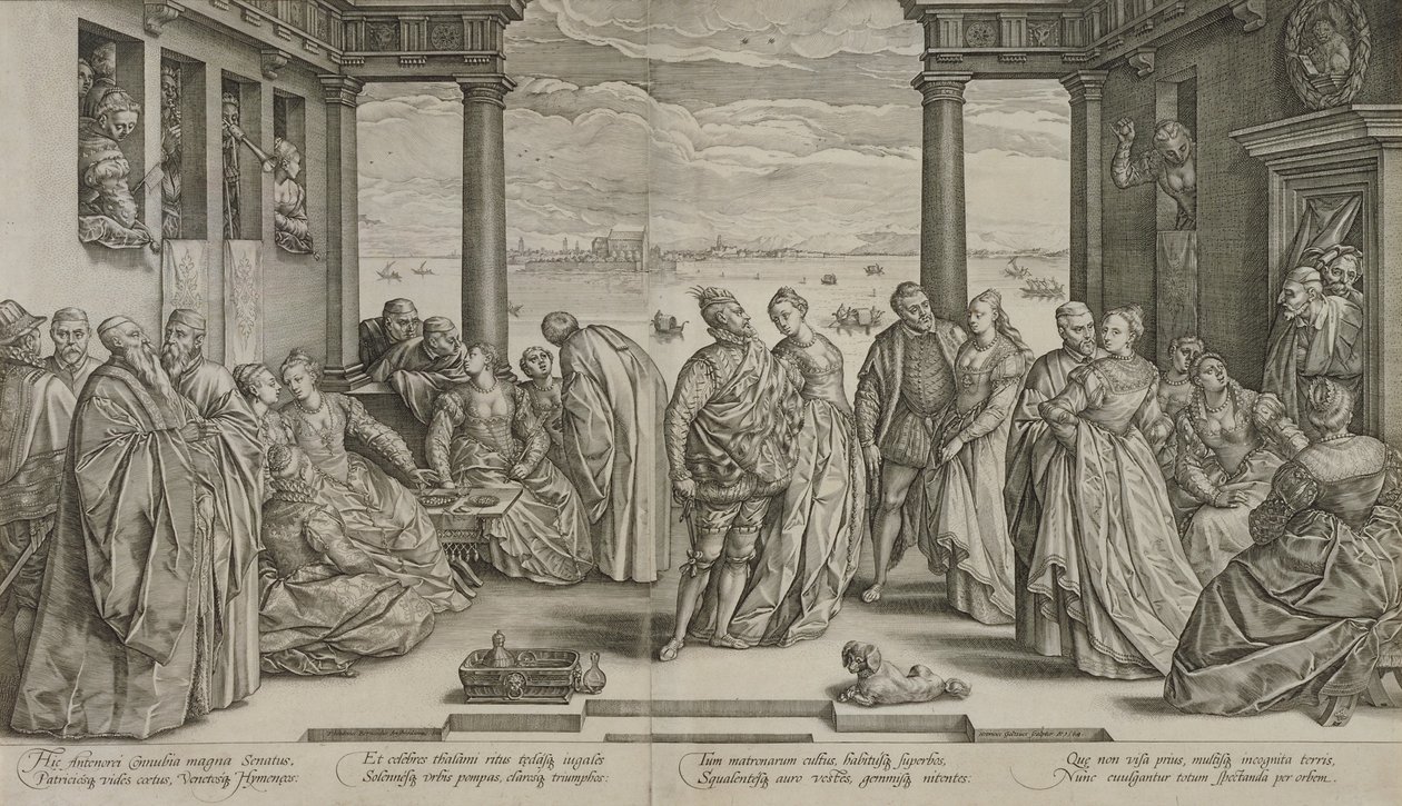 Venetsialaiset häät 1584 tekijältä Hendrik Goltzius