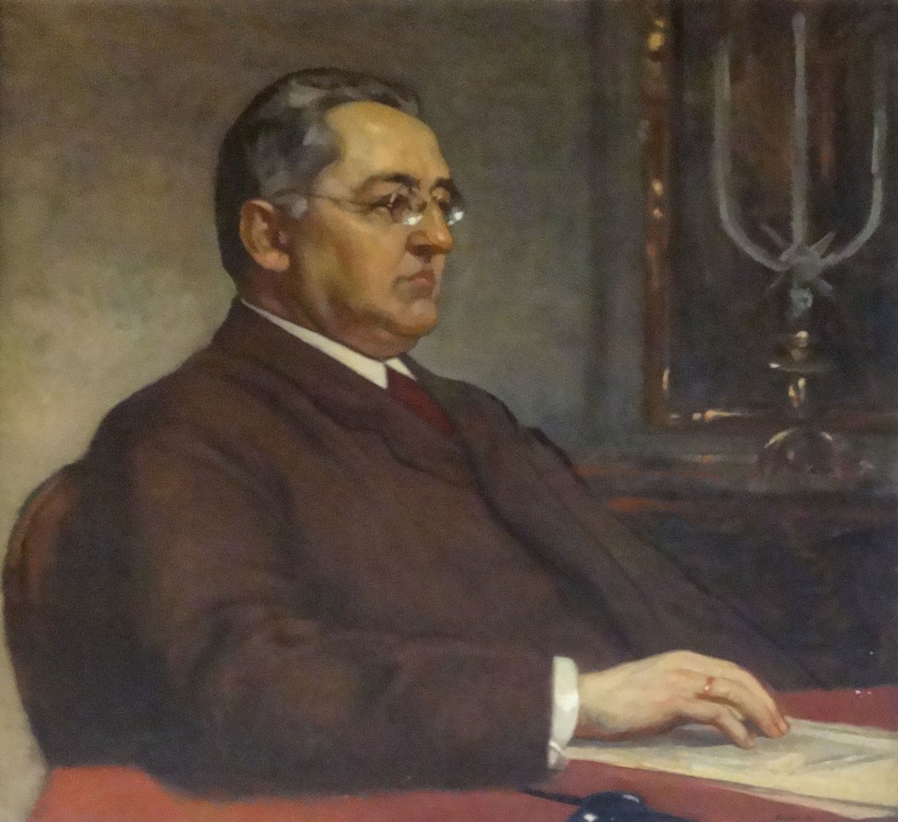Portret van Hendrik IJssel de Schepper (1844-1909) tekijältä Hendrik Haverman
