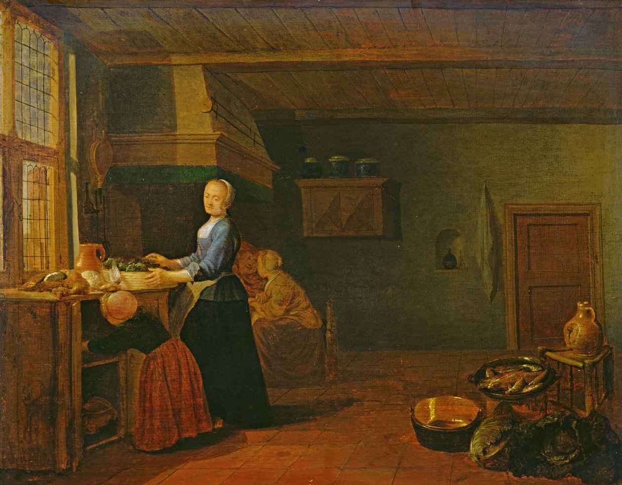 Keittiön sisustus tekijältä Hendrik Martensz Sorgh