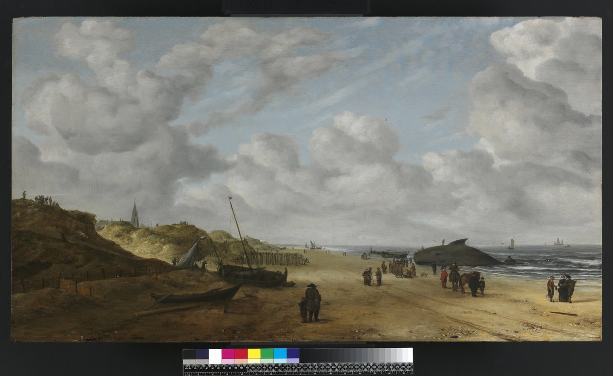 Näkymä Scheveningen Sandsille, n. 1630 tekijältä Hendrik van Anthonissen