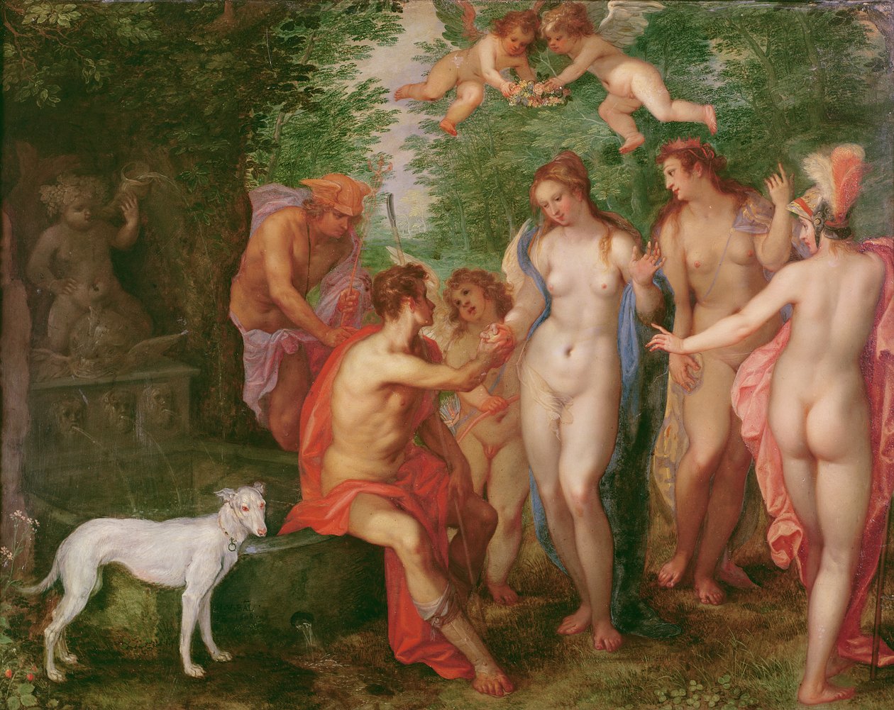 Pariisin tuomio, 1608 tekijältä Hendrik van the Elder Balen