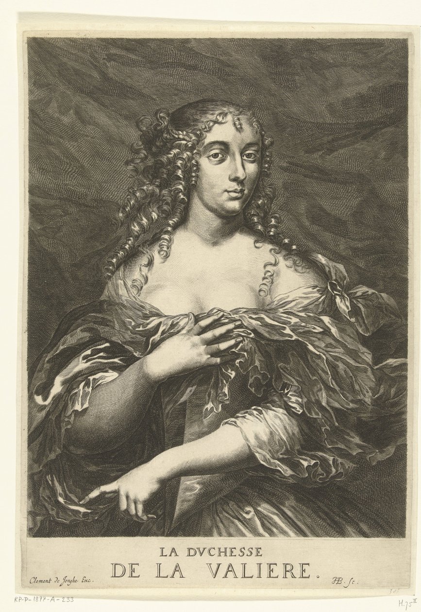 Louise Françoise de La Baume Le Blanc de la Vallièren muotokuva tekijältä Hendrik Bary